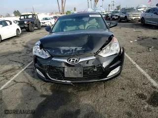 2013 Hyundai Veloster w/Black Int with VIN KMHTC6AD4DU120953, listed as a Copart auction lot 86606344 with 77,867 mi miles and Salvage Title. Bid and sale history available at carsss.com. Image 10.