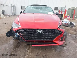 2021 Hyundai Sonata N Line with VIN 5NPEK4JC3MH108198, listed as a IAAI auction lot 41513348 with 41,401 mi miles. Bid and sale history available at carsss.com. Image 6.