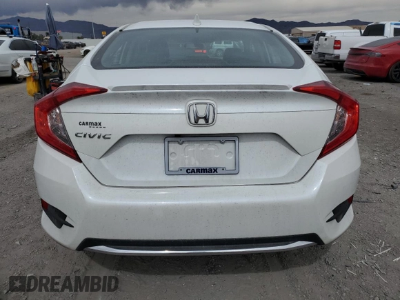 2019 Honda Civic Sedan EX with VIN 19XFC1F34KE217148, listed as a Copart auction lot 48805065 with 41,205 mi miles and Salvage Title. Bid and sale history available at carsss.com. Image 6.