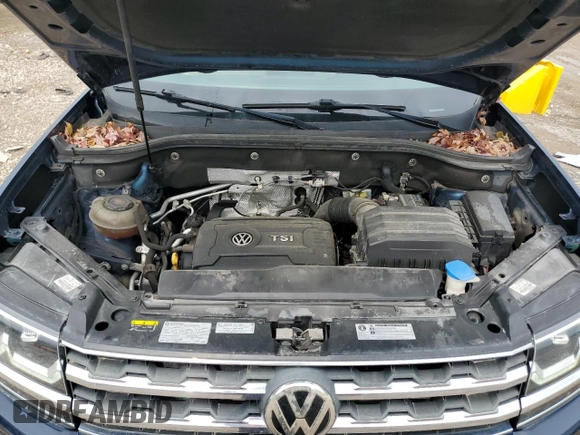 2018 Volkswagen Atlas SE with VIN 1V2DP2CA1JC592679, listed as a Copart auction lot 54727595 with 143,310 mi miles and Salvage title. Bid and sale history available at DreamBid. Image 12.