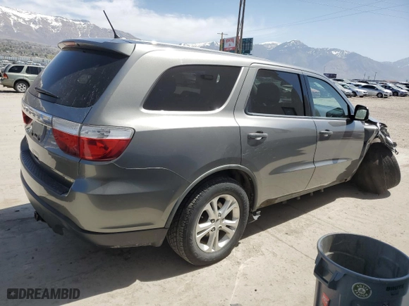 2011 Dodge Durango Express with VIN 1D4RE2GG9BC662980, listed as a Copart auction lot 52589105 with 166,227 mi miles and Salvage Title. Bid and sale history available at carsss.com. Image 3.