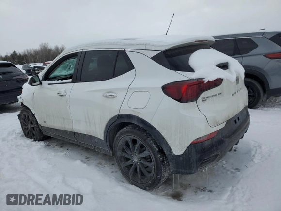 2025 Buick Encore GX Sport Touring with VIN KL4AMESL3SB100186, listed as a Copart auction lot 44016025 with 3,722 mi miles and Salvage title. Bid and sale history available at DreamBid. Image 2.