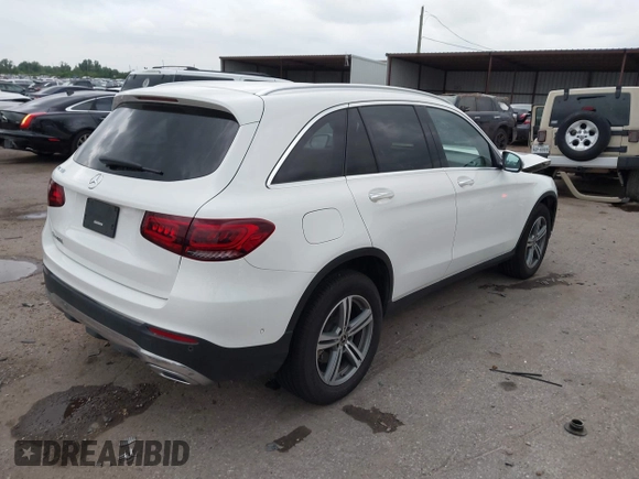 2022 Mercedes-Benz GLC 300 with VIN W1N0G8DB6NG056621, listed as a IAAI auction lot 42160415 with 68,854 mi miles and . Bid and sale history available at DreamBid. Image 4.
