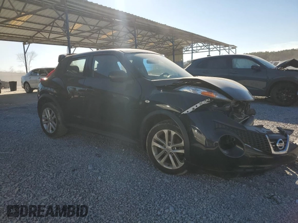 2014 Nissan Juke SV with VIN JN8AF5MR4ET360262, listed as a Copart auction lot 45396735 with 123,306 mi miles and Salvage Title. Bid and sale history available at carsss.com. Image 4.