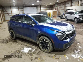 2023 Kia Sportage X-Line with VIN 5XYK6CAF7PG045310, listed as a Copart auction lot 45126015 with 46,819 mi miles and Salvage Title. Bid and sale history available at DreamBid. Image 4.
