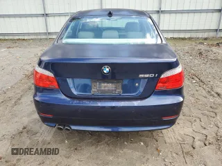 2009 BMW 5 Series 550i with VIN WBANW53529CT55835, listed as a Copart auction lot 75104204 with 46,358 mi miles and Salvage Title. Bid and sale history available at carsss.com. Image 6.