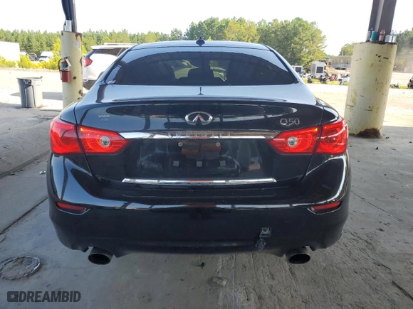 2017 Infiniti Q50 3.0t Premium with VIN JN1EV7AP5HM740193, listed as a Copart auction lot 82031294 with NaN miles and Salvage Title. Bid and sale history available at carsss.com. Image 6.