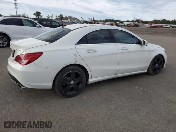 2016 Mercedes-Benz CLA 250 with VIN WDDSJ4GB8GN350032, listed as a Copart auction lot 46812104 with 56,294 mi miles and . Bid and sale history available at DreamBid. Image 3.
