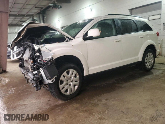 2019 Dodge Journey SE with VIN 3C4PDCBB1KT784133, listed as a Copart auction lot 49765335 with 80,954 mi miles and Salvage Title. Bid and sale history available at DreamBid. Image 1.