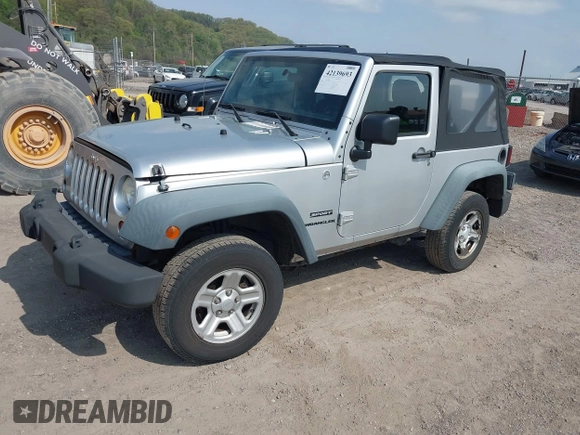 2011 Jeep Wrangler Sport with VIN 1J4AA2D18BL546069, listed as a IAAI auction lot 42139693 with 56,395 mi miles and . Bid and sale history available at carsss.com. Image 18.