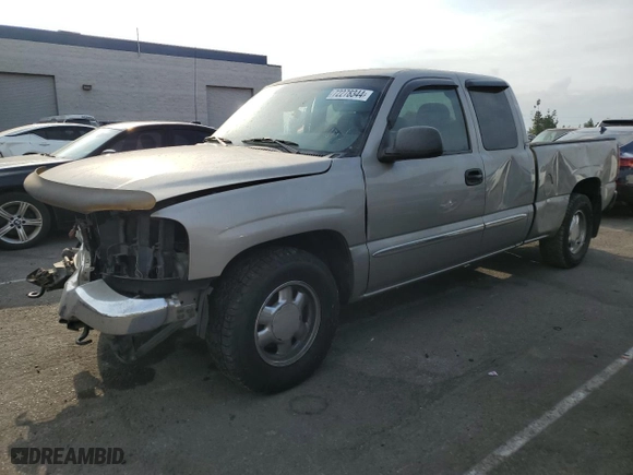 2003 GMC Sierra 1500 SLE with VIN 2GTEC19T231212181, listed as a Copart auction lot 72278344 with 0 mi miles and Salvage Title. Bid and sale history available at carsss.com. Image 1.