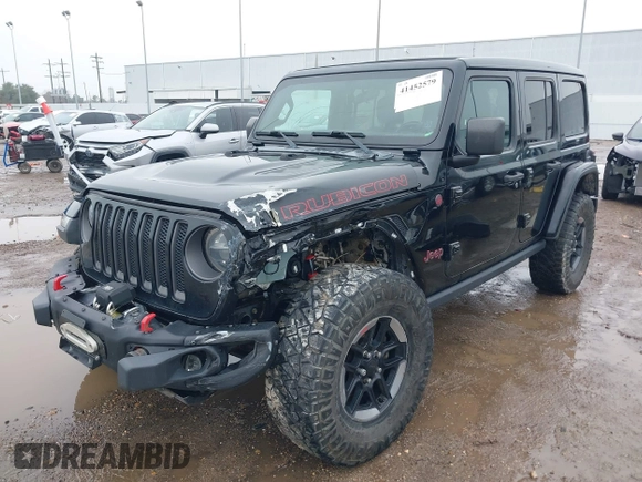 2019 Jeep Wrangler Unlimited Rubicon z VIN 1C4HJXFNXKW511193, wystawiony jako IAAI lot #41452579 z przebiegiem 91 857 mil mil oraz . Historia ofert i sprzedaży dostępna na DreamBid. Obrazek 18.