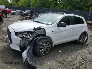 2013 Mitsubishi Outlander LE with VIN 4A4AP5AU1DE024856, listed as a Copart auction lot 58705625 with 119,509 mi miles and Salvage title. Bid and sale history available at DreamBid. Image 1.
