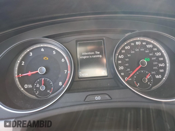 2020 Volkswagen Atlas SE with VIN 1V23C2CA9LC201305, listed as a Copart auction lot 78867374 with 53,654 mi miles and Salvage title. Bid and sale history available at DreamBid. Image 9.