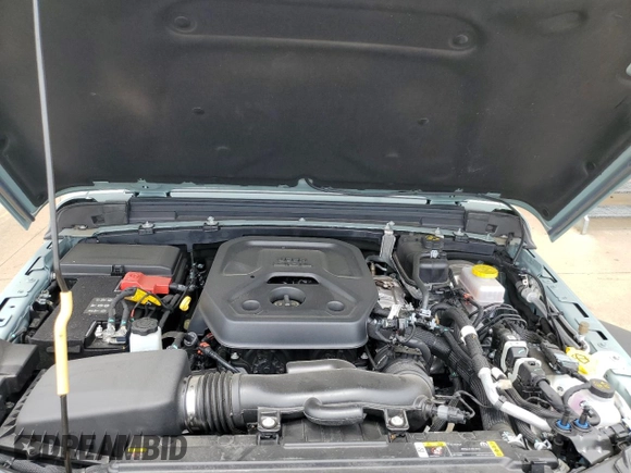 2023 Jeep Wrangler Sport with VIN 1C4HJXDN0PW643485, listed as a Copart auction lot 59783564 with 14,001 mi miles and Salvage Title. Bid and sale history available at DreamBid. Image 12.