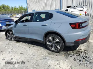 2023 Polestar 2 with VIN YSMED3KA5PL131679, listed as a Copart auction lot 54813885 with 23,960 mi miles and Clean Title. Bid and sale history available at DreamBid. Image 2.
