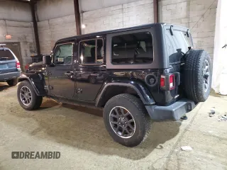 2021 Jeep Wrangler Unlimited 80th Anniversary with VIN 1C4HJXDN1MW738407, listed as a Copart auction lot 46140325 with 50,824 mi miles and Salvage title. Bid and sale history available at DreamBid. Image 2.