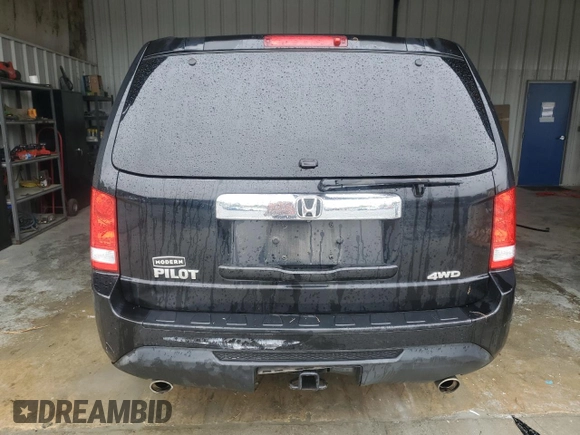 2012 Honda Pilot EX-L with VIN 5FNYF4H7XCB032647, listed as a Copart auction lot 52236105 with 136,733 mi miles and Salvage Title. Bid and sale history available at DreamBid. Image 6.