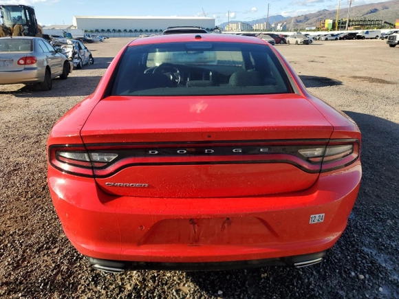 2022 Dodge Charger SXT with VIN 2C3CDXBG7NH250217, listed as a Copart auction lot 82933144 with 27,383 mi miles and Salvage Title. Bid and sale history available at carsss.com. Image 6.