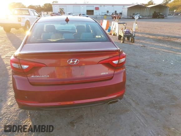 2015 Hyundai Sonata 2.4L SE with VIN 5NPE24AF2FH197761, listed as a IAAI auction lot 41088510 with 102,785 mi miles. Bid and sale history available at carsss.com. Image 17.