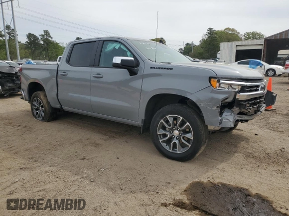 2024 Chevrolet Silverado 1500 LT with VIN 2GCPACED2R1201943, listed as a Copart auction lot 50679505 with 30,802 mi miles and Salvage Title. Bid and sale history available at DreamBid. Image 4.
