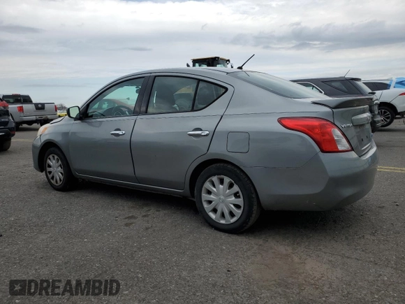 2014 Nissan Versa SV with VIN 3N1CN7AP6EL856922, listed as a Copart auction lot 52895285 with 78,135 mi miles and Salvage Title. Bid and sale history available at carsss.com. Image 2.