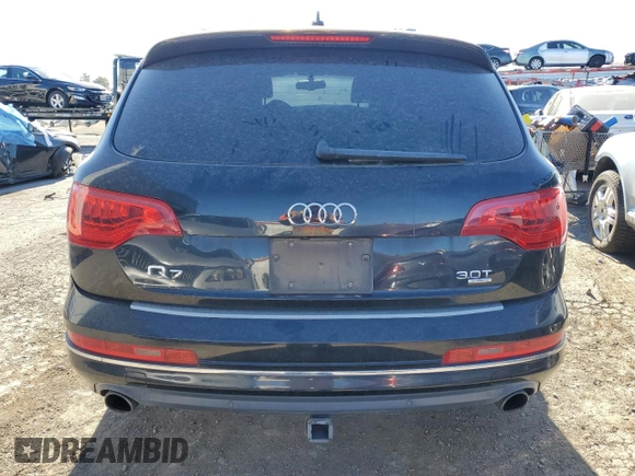 2015 Audi Q7 Premium Plus with VIN WA1LGAFE9FD002987, listed as a Copart auction lot 82804814 with Not Provided miles and Salvage Title. Bid and sale history available at DreamBid. Image 6.