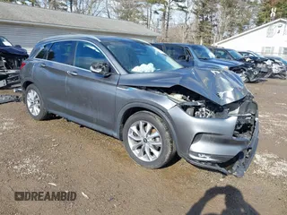 2020 Infiniti QX50 Luxe z VIN 3PCAJ5M38LF112019, wystawiony jako IAAI lot #41395539 z przebiegiem 35 908 mil mil oraz . Historia ofert i sprzedaży dostępna na DreamBid. Obrazek 1.