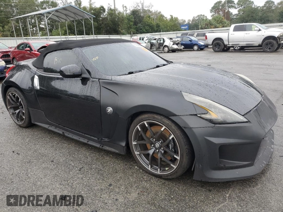 2012 Nissan 370Z Touring with VIN JN1AZ4FH1CM370100, listed as a Copart auction lot 81539854 with 0 mi miles and Salvage Title. Bid and sale history available at carsss.com. Image 4.