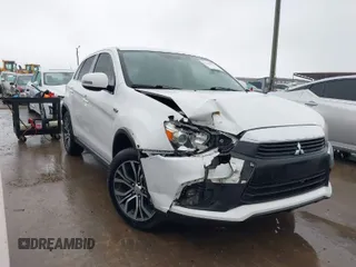 2017 Mitsubishi Outlander Sport ES 2.0 with VIN JA4AP3AU0HZ008569, listed as a IAAI auction lot 41607053 with 77,986 mi miles. Bid and sale history available at carsss.com. Image 1.