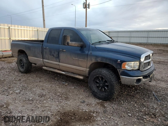 2005 Dodge 2500 SLT с VIN 3D7KS28C65G844680, выставлен на аукционе Copart как лот 80792204 с пробегом 280 914 миль миль и Списание • Salvage title. История ставок и продаж доступна на DreamBid. Изображение 4.