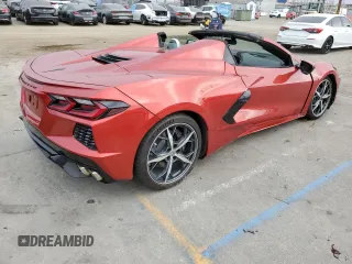 2021 Chevrolet Corvette 1LT with VIN 1G1YA3D41M5107008, listed as a Copart auction lot 83489444 with 23,484 mi miles and Salvage Title. Bid and sale history available at carsss.com. Image 3.