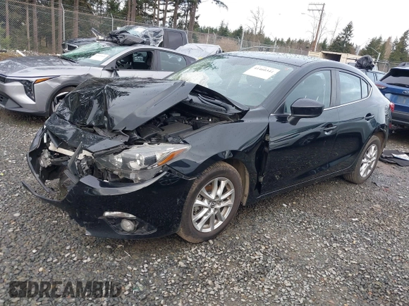 2015 Mazda 3 i Grand Touring with VIN JM1BM1W77F1230211, listed as a IAAI auction lot 41460344 with 106,544 mi miles and . Bid and sale history available at DreamBid. Image 2.