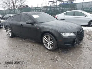 2013 Audi A7 3.0 Premium Plus with VIN WAUYGAFC8DN049555, listed as a IAAI auction lot 41576895 with 170,887 mi miles. Bid and sale history available at carsss.com. Image 1.