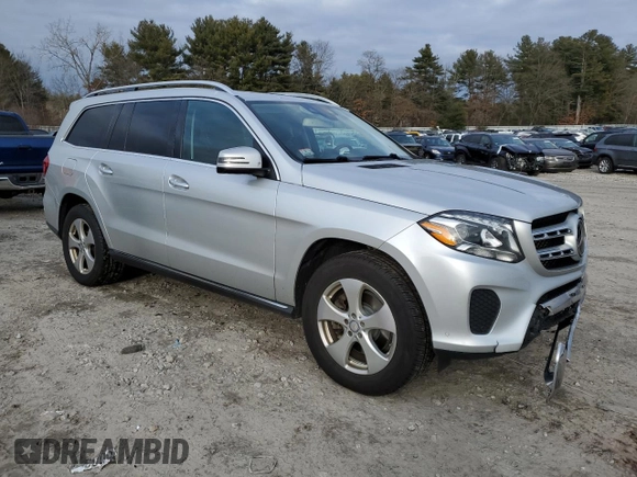 2017 Mercedes-Benz GLS 450 with VIN 4JGDF6EE1HA838062, listed as a Copart auction lot 82650363 with 124,078 mi miles and . Bid and sale history available at DreamBid. Image 4.