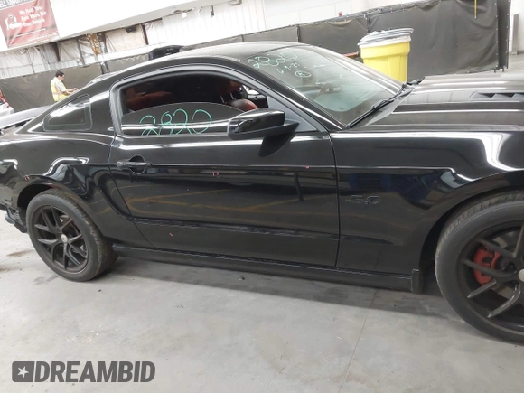2013 Ford Mustang GT with VIN 1ZVBP8CF7D5241627, listed as a IAAI auction lot 42485858 with 107,547 mi miles and . Bid and sale history available at DreamBid. Image 14.