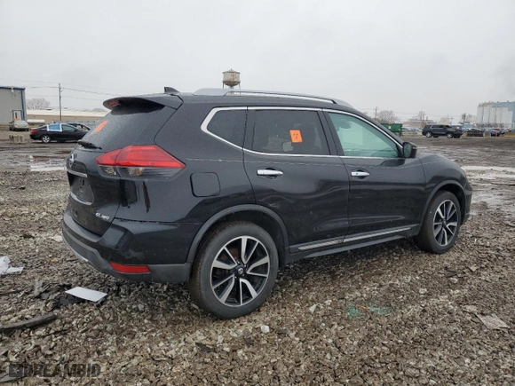 2017 Nissan Rogue SV with VIN 5N1AT2MV8HC805912, listed as a Copart auction lot 47167045 with 0 mi miles and Salvage Title. Bid and sale history available at carsss.com. Image 3.