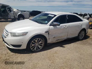 2013 Ford Taurus Limited z VIN 1FAHP2J83DG142778, wystawiony jako Copart lot #54799235 z przebiegiem 131 157 mil mil oraz Czysty tytuł • Clean title. Historia ofert i sprzedaży dostępna na DreamBid. Obrazek 1.