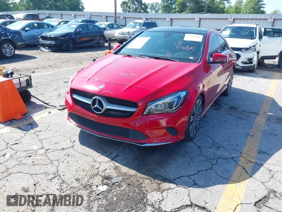 2018 Mercedes-Benz CLA 250 with VIN WDDSJ4EB0JN688003, listed as a IAAI auction lot 42241464 with 132,337 mi miles and . Bid and sale history available at DreamBid. Image 2.