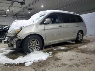 2006 Honda Odyssey EX with VIN 5FNRL38476B442534, listed as a Copart auction lot 44489865 with 0 mi miles and Salvage Title. Bid and sale history available at carsss.com. Image 1.