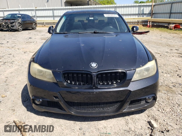2007 BMW 3 Series 335xi with VIN WBAVD53547A006965, listed as a Copart auction lot 53650575 with 89,921 mi miles and Salvage Title. Bid and sale history available at carsss.com. Image 5.