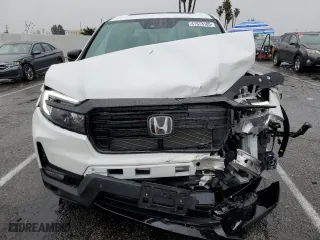2023 Honda Ridgeline Black Edition with VIN 5FPYK3F85PB055204, listed as a Copart auction lot 47573185 with 7,062 mi miles and Salvage Title. Bid and sale history available at carsss.com. Image 5.
