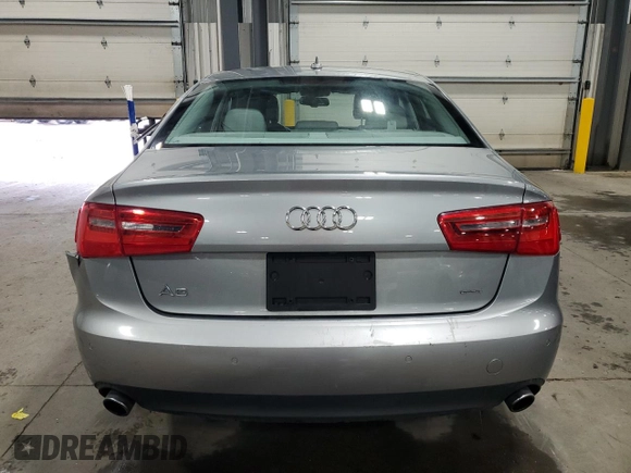 2015 Audi A6 Premium Plus with VIN WAUGFAFC7FN019738, listed as a Copart auction lot 54540785 with 135,950 mi miles and Salvage title. Bid and sale history available at DreamBid. Image 6.
