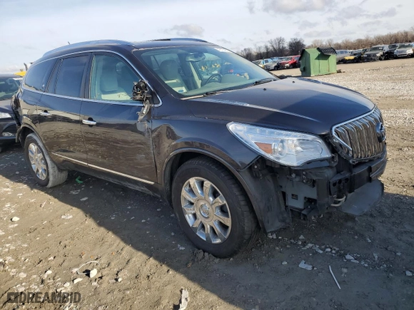 2017 Buick Enclave Leather with VIN 5GAKRBKDXHJ319763, listed as a Copart auction lot 43574925 with 131,002 mi miles and Salvage Title. Bid and sale history available at carsss.com. Image 4.