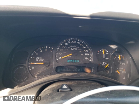 2004 Chevrolet Suburban LT with VIN 3GNEC16T34G337436, listed as a Copart auction lot 43124235 with 233,453 mi miles and Salvage Title. Bid and sale history available at carsss.com. Image 9.