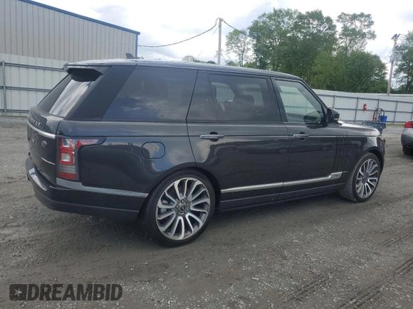 2015 Land Rover Range Rover Autobiography with VIN SALGV3TF8FA222606, listed as a Copart auction lot 52878095 with 153,109 mi miles and Clean title. Bid and sale history available at DreamBid. Image 3.