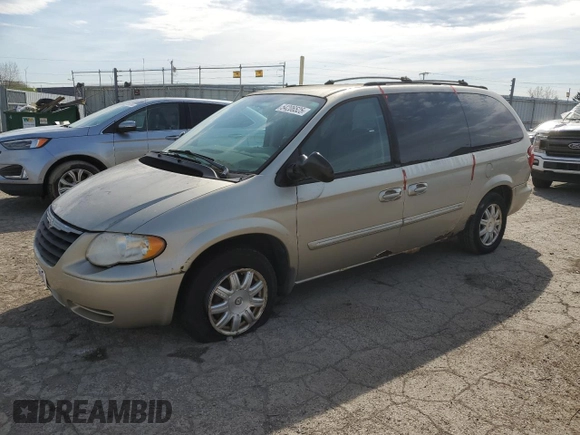 2005 Chrysler Town & Country Touring z VIN 2C4GP54LX5R429204, wystawiony jako Copart lot #54206525 z przebiegiem 181 850 mil mil oraz Szkoda całkowita • Salvage title. Historia ofert i sprzedaży dostępna na DreamBid. Obrazek 1.