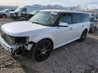 2013 Ford Flex Limited with VIN 2FMHK6D85DBD07289, listed as a Copart auction lot 41538745 with 156,701 mi miles and Salvage Title. Bid and sale history available at carsss.com. Image 1.