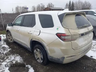 2023 Honda Pilot EX-L 7 Passenger with VIN 5FNYG1H59PB043364, listed as a Copart auction lot 75081894 with 12,859 mi miles and Salvage Title. Bid and sale history available at carsss.com. Image 2.
