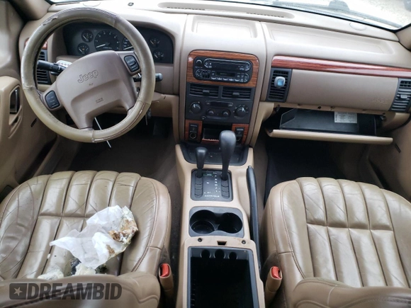 1999 Jeep Grand Cherokee Limited with VIN 1J4GW68SXXC713416, listed as a Copart auction lot 88296395 with 0 mi miles and Non Repairable. Bid and sale history available at carsss.com. Image 8.